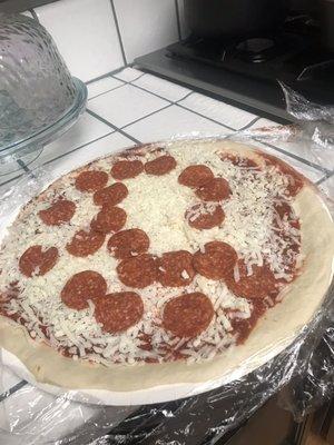 Pepperoni pizza