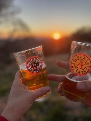 Brought home a new brew to enjoy with the sunset after enjoying a great meal!