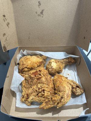 4 Piece Mixed fried chicken