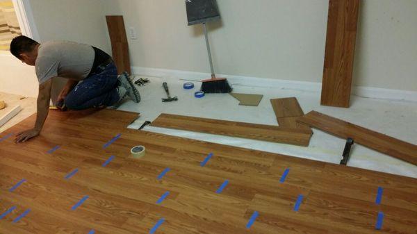 Installing new floor in a basement