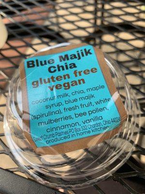 Blue Malik Chia. So delicious'