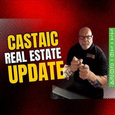 Castaic real estate update photo of connor with honor the first responder realtor pointing with is muscular arms and tattoos at the camera