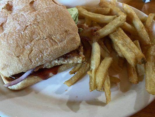 Granny's Raspberry Jam Chicken Sandwich!