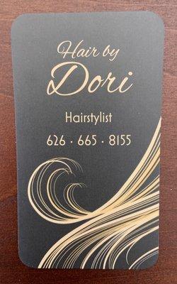 Call or text Dori directly to make an appointment. The salon no longer has a receptionist.