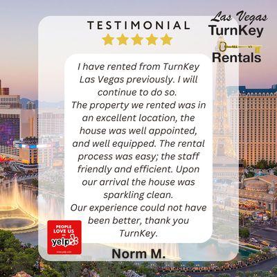 Thank you to our happy clients! We are a boutique, family owned, short term & fully furnished rental property company. Give us a call!