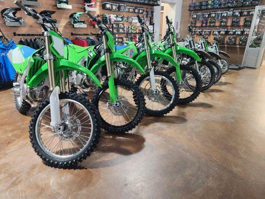 Kawasaki dirt bikes