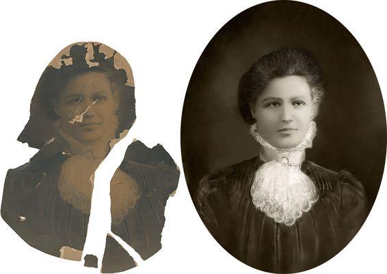 Photo Restoration Service- We are very experienced and know how to repair and improve damaged photos.