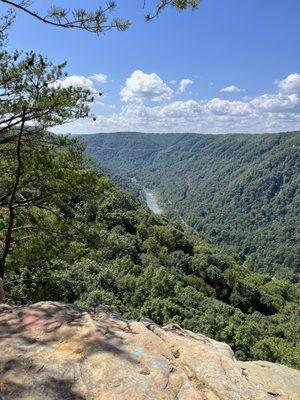 Lookout into the New River gorge