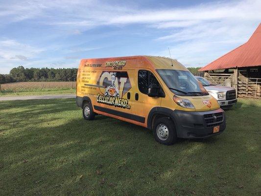 The nerd patrol van