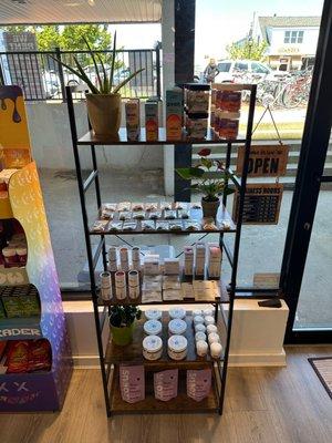 a wide selection of CBD products ranging from gummies to topical lotions and tinctures