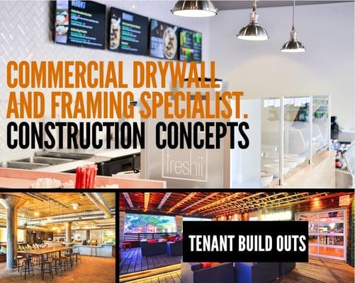 Commercial Drywall and Framing Specialist.