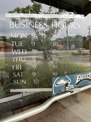 Business false hours