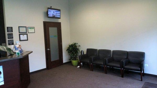 Dentist in Beverly waiting room