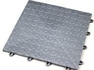 Silver Coin Grid Lock Tile