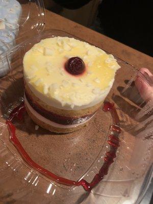 Lemon raspberry cake