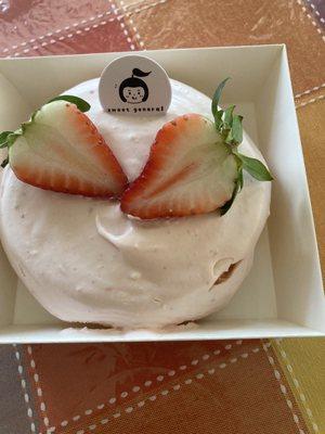 Strawberry cream cheese cake