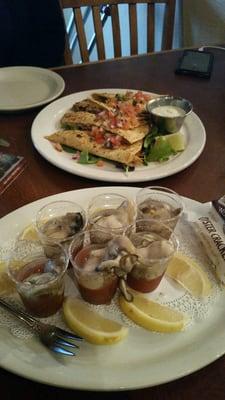 Great food too. Oyster shooter for $1 on happy hour.