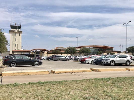 Short Term and Rental Parking area at San Angelo Regional Airport