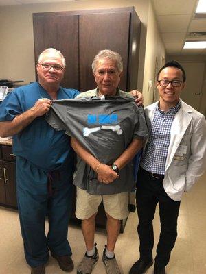 Patient Quote: "Dr. Bean is great!" Featuring: Medical student from Burrell College of Osteopathic Medicine, Liang Xue (right)