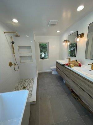 Bathroom remodel