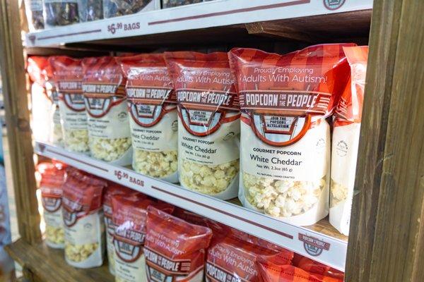 Find our popcorn at HMSHost Molly Pitcher service area!