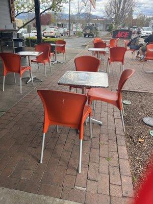 Outdoor seating