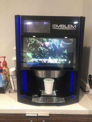 Drink machine in service area