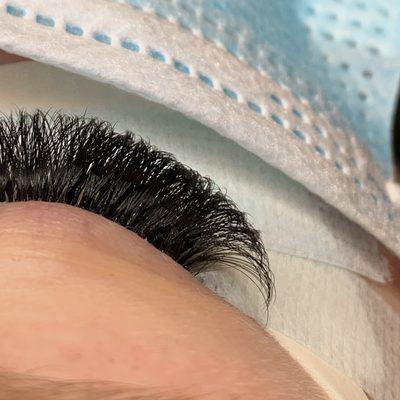 Volume lash extensions