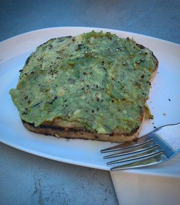 The Avocado toast is perfect.