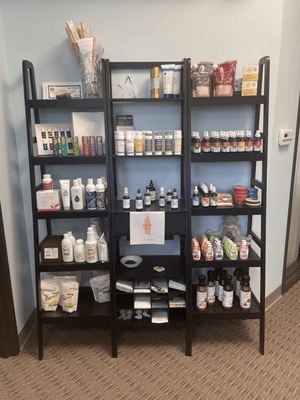 Visit our store! From supplements to oils, salad dressings, sauces, lotions, sprays, and more, you're sure to find something you need!