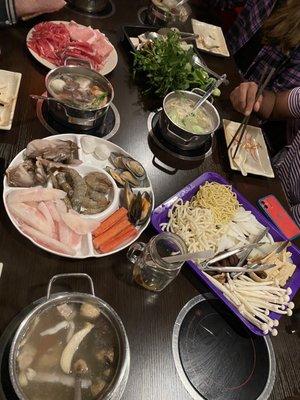 All you can eat hotpot