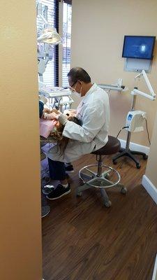 The best dentist with kids. My daughter walked out with a smile again!! Great staff too. Always smiling.