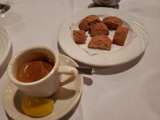 Espresso & Comped Biscotti