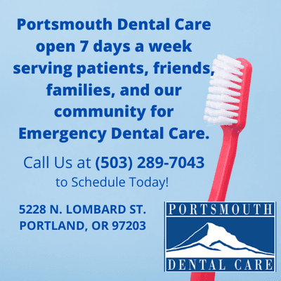 We are responding to aid our community during this crisis by being open 7 days a week for Emergency Dental Care.