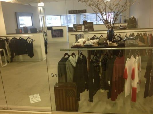 Samples of Kinetix Clothing storefront