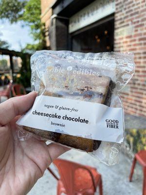 $5.00 Vegan & GF Cheesecake Brownie