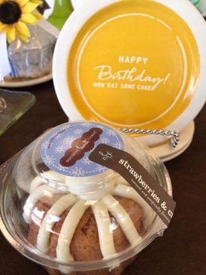 My birthday bundt