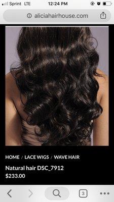 Lace front wig,human hair from our online selection. aliciahairhouse.com