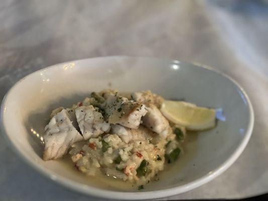 Wold Caught Cod with Lobster Risotto