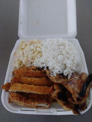 Chicken Katsu/BBQ Chicken Combo #8