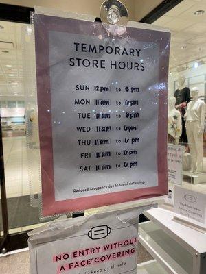 New hours. Closed at 7pm on a Friday night? How in the world will they continue to stay open?