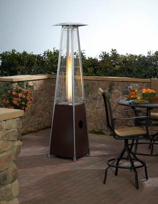 Knock off the chill with a beautiful patio heater.