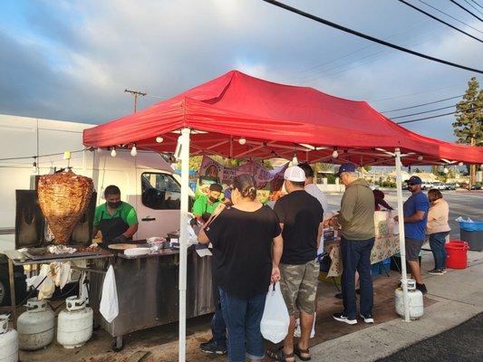 The al pastor is their specialty but the carne asada is yummy too.