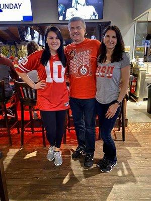 Cheering on our Buckeyes from Florida! O-H!