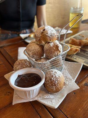 Beignets with Grand Marnier Chocolate Sauce