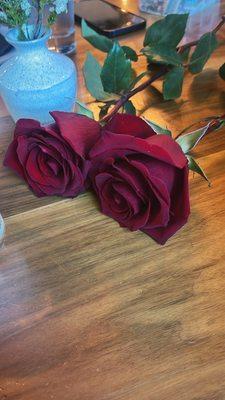 Long stem rose for my momma and me