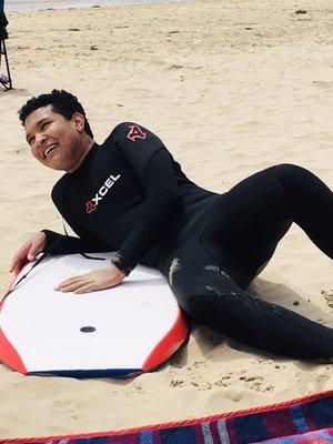 Pismo Beach Boogie Board & Suit from Pancho's