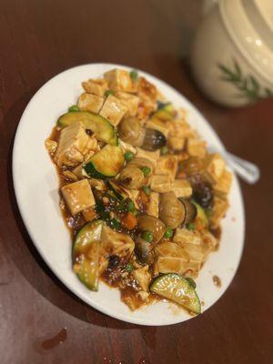 Szechuan Bean Curd with Vegetables