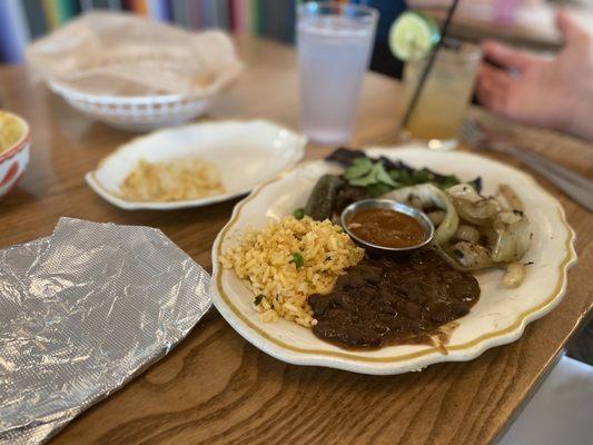 Chimichurri steak plate