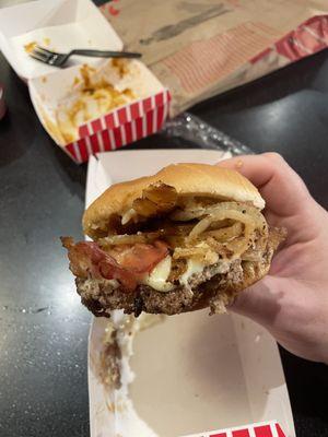 French onion steak burger!!!